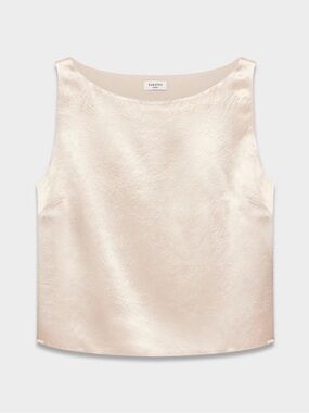 NWT Babaton Cunning Satin Top Large